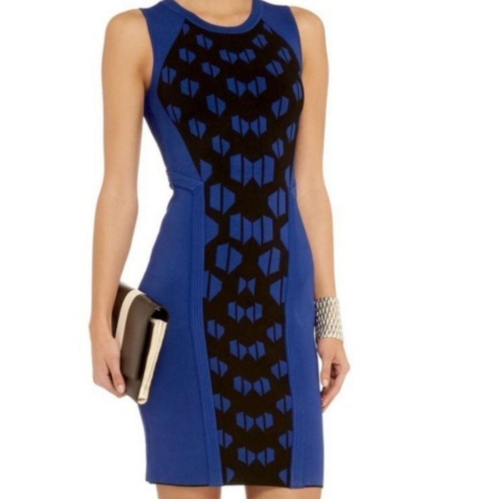 Diane Von Furstenberg sleeveless fitted dress S